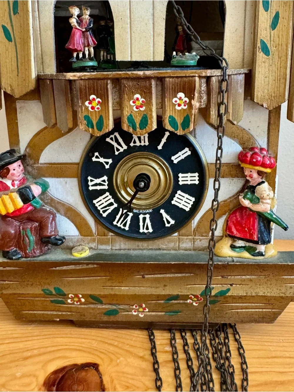 Antique Vintage Black Forest Germany Cuckoo Clock E Schmeckenbecher Needs Repair